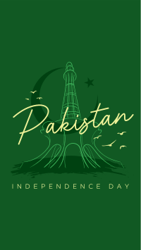 Pakistan Independence Day YouTube Short Design