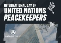 International Day of United Nations Peacekeepers Postcard Image Preview