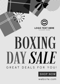 Boxing Day Special Deals Flyer Design