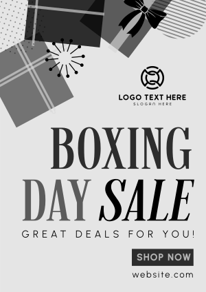 Boxing Day Special Deals Flyer Image Preview