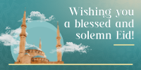 Eid Al Adha Greeting Twitter Post Design