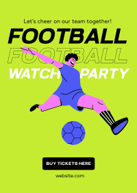 Football Watch Party Poster Image Preview