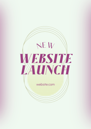 Minimalist New Website Poster Image Preview
