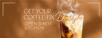 Coffee Pickup Daily Facebook cover Image Preview