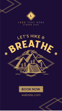 Book a Camping Tour Facebook Story Design