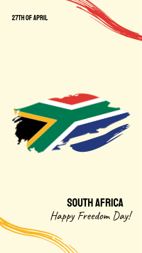 South Africa Freedom Day Facebook Story Design