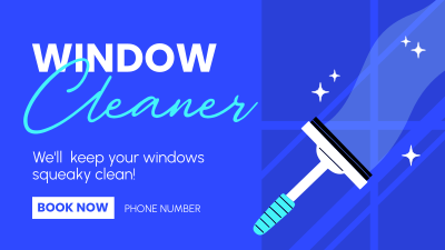 Squeaky Clean Windows Facebook event cover Image Preview