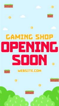 Game Shop Opening Video Image Preview
