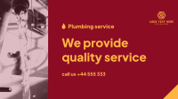 Plumbing Service Provider Facebook event cover Image Preview