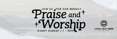 Praise & Worship Twitter header (cover) Image Preview