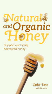 Locally Harvested Honey Facebook Story Design