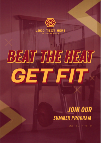 Summer Fitness Program Poster Image Preview