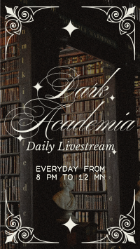 Dark Academia Study Playlist Facebook story Image Preview