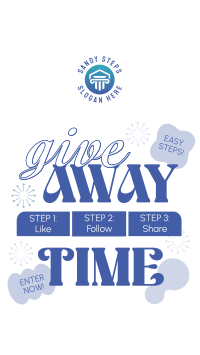 Simple Giveaway Steps TikTok Video Image Preview