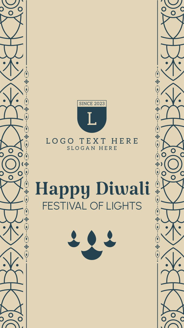 Happy Diwali Day Instagram Story Design Image Preview