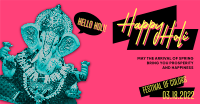 Hello Holi Facebook ad Image Preview