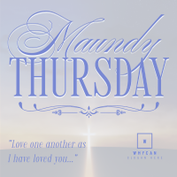 Holy Thursday Instagram post Image Preview