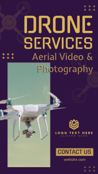 Drone Aerial Camera YouTube Short Design