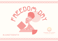 Happy Freedom Day Postcard Image Preview