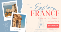 French Adventure Facebook Ad Design