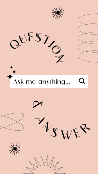 Minimalist Q&A Instagram Story Design