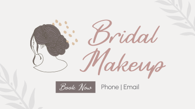 Bridal Makeup Facebook event cover Image Preview