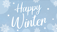 Simple Winterly Greeting Video Image Preview