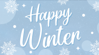 Simple Winterly Greeting YouTube Video Image Preview