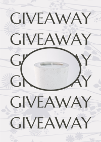 Candle Giveaway Poster Image Preview