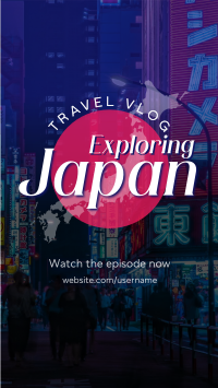 Japan Vlog Instagram Story Design