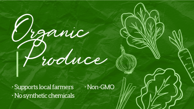 Organic Produce Facebook event cover Image Preview