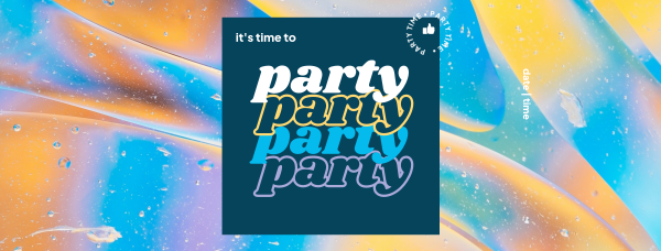 Time To Party Facebook Cover Design Image Preview