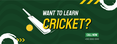Time to Learn Cricket Facebook cover Image Preview