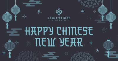 Chinese New Year Lanterns Facebook ad Image Preview