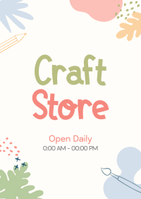 Craft Store Timings Poster Image Preview