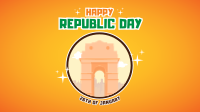 Happy Republic Day Facebook Event Cover Design