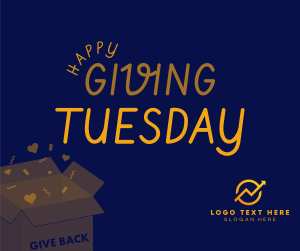 Cute Giving Tuesday Facebook post Image Preview