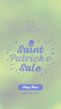 Quirky St. Patrick's Sale Facebook Story Design