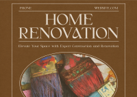 Modern Nostalgia Home Renovation Postcard Image Preview