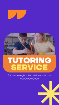 Kids Tutoring Service Video Image Preview