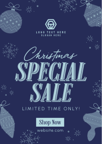 Christmas Holiday Shopping Sale Poster Image Preview