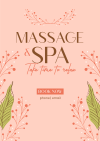 Floral Massage Poster Image Preview