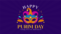 Purim Celebration Event Facebook Event Cover Image Preview