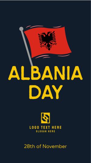 Albania Independence Day Facebook story Image Preview