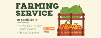 Support Agriculture Facebook cover Image Preview
