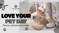 Pet Loving Day Facebook Event Cover Design