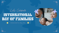 Modern International Day of Families Animation Image Preview