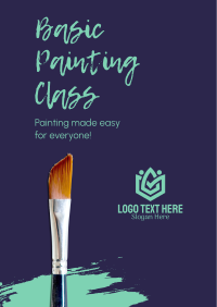 Basic Painting Class Flyer | BrandCrowd Flyer Maker