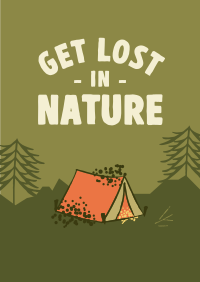 Lost in Nature Poster Design