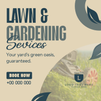 Professional Lawn Care Services Instagram Post Design